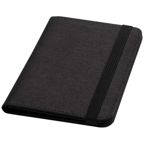 Porte-passeport RFID en rPET personnalisable Ross Heather Charcoal